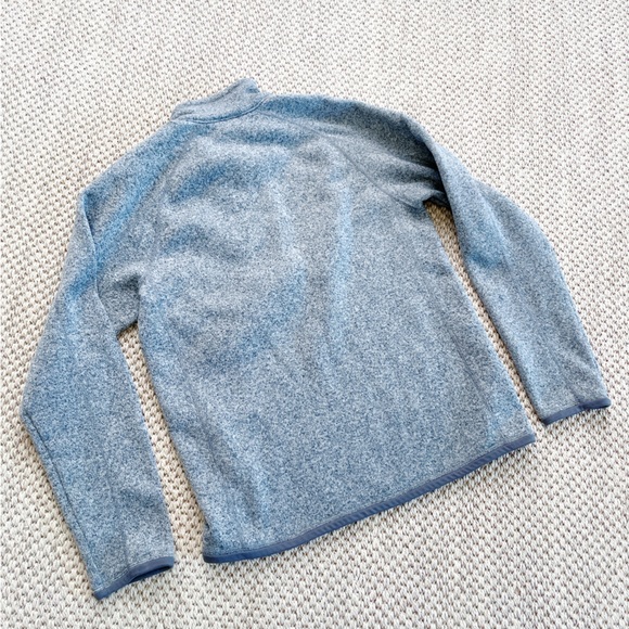 Patagonia Light Gray Fleece Pullover Quarter Zip Fleece – Women’s Medium - Picture 8 of 8